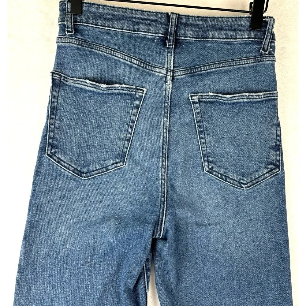 Lovers & Friends Greyson Ultra High Rise Slim Boot Size 26 in Fleetwood